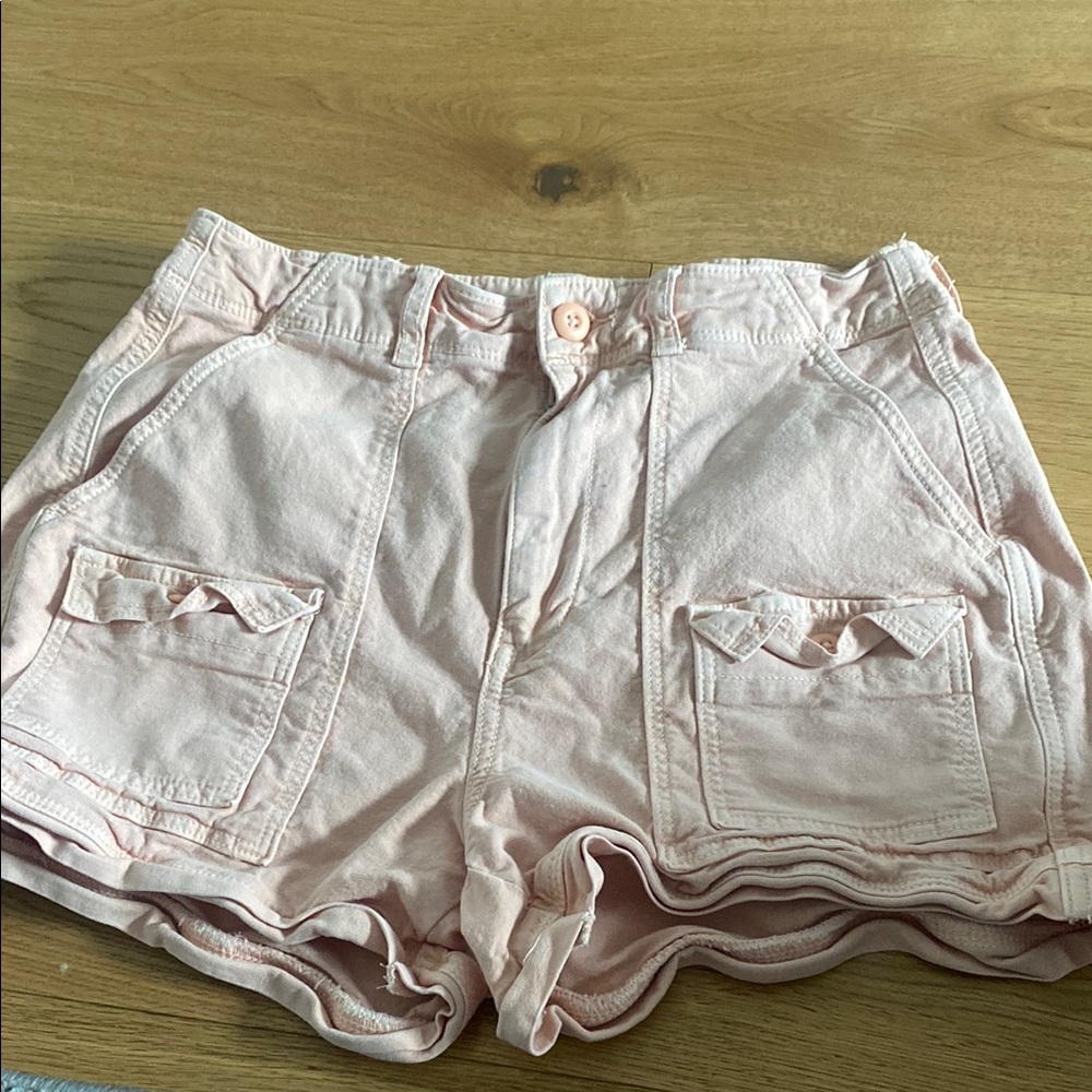 Women's Pink Casual Shorts